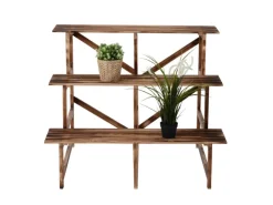  Pflanzenregal Tannenholz Naturholz L100 x B80 x H78cm*Outsunny Online