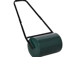 Outsunny Rasenwalze|Gartenwalze|Rasenwalze mit U-Griff 40l Wasser/Sandfüllunge Metall
