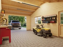 Garage Roger ohne Tor 653 x 550 cm Tauchgrundiert FSC®*Palmako