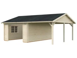 Garage Roger ohne Tor 653 x 550 cm Tauchgrundiert FSC®*Palmako