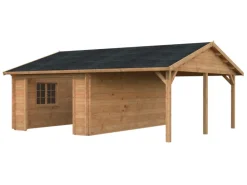 Garage Roger ohne Tor 653 x 550 cm Tauchgrundiert FSC®*Palmako