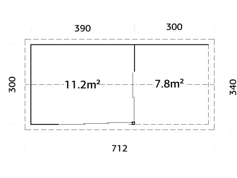 Kinder Palmako Kinder-Gartengeräte|Gartenhaus Amanda Slide 668 x 300 cm FSC®