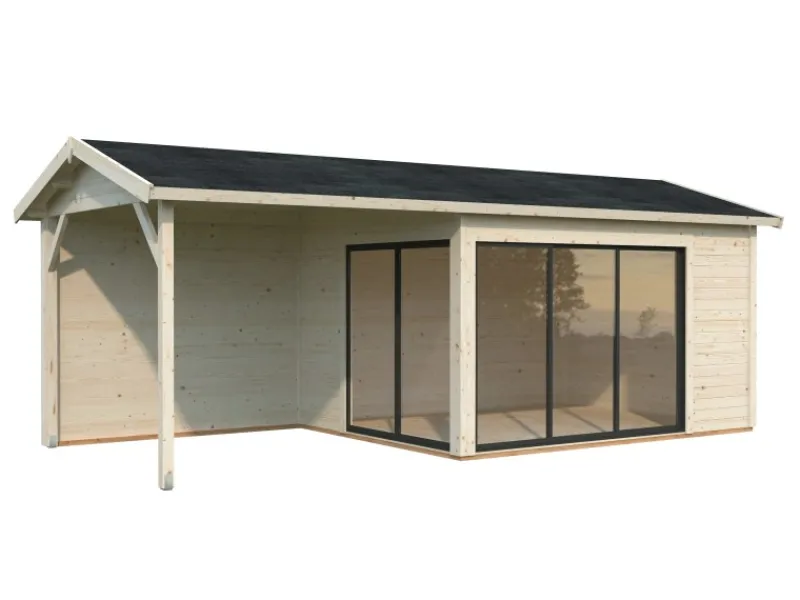 Kinder Palmako Kinder-Gartengeräte|Gartenhaus Amanda Slide 668 x 300 cm FSC®