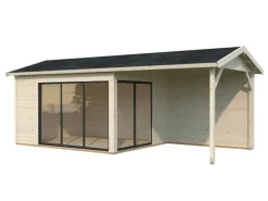 Kinder Palmako Kinder-Gartengeräte|Gartenhaus Amanda Slide 668 x 300 cm FSC®