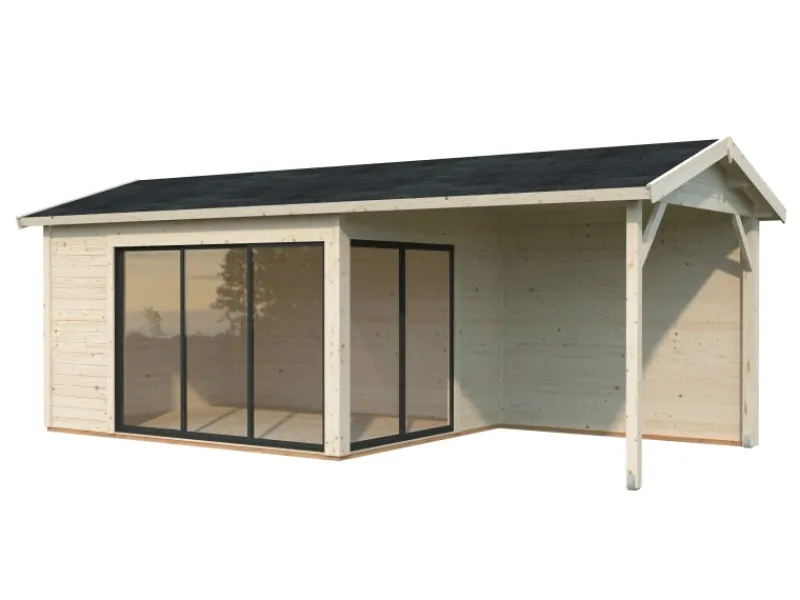 Kinder Palmako Kinder-Gartengeräte|Gartenhaus Amanda Slide 668 x 300 cm FSC®