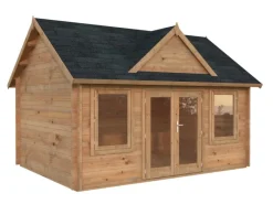 Palmako Outdoor Whirlpools|Gartenhaus Claudia 450 x 330 cm Tauchgrundiert FSC®