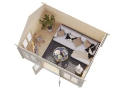 Kinder Palmako Kinder-Gartengeräte|Gartenhaus Claudia 400 x 300 cm Lackiert FSC®