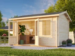 Gartenhaus Iris 360 x 276 cm Lackiert FSC®*Palmako Online