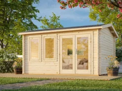 Kinder Palmako Kinder-Gartengeräte|Gartenhaus Iris 390 x 300 cm Lackiert FSC®