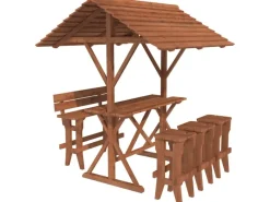 Palmako Bierzeltgarnituren|Gartenmöbel-Set Leo