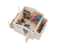 Palmako Laubbläser|Gerätehaus Marcus 233 x 239 cm Lackiert FSC®