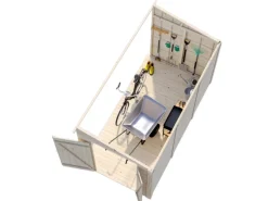 Gerätehaus Mia 332 x 165 cm Lackiert FSC®*Palmako Online