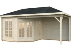 Palmako Gartenlauben|Holz-Pavillon Melanie 228 cm x 557 cm x 280 cm