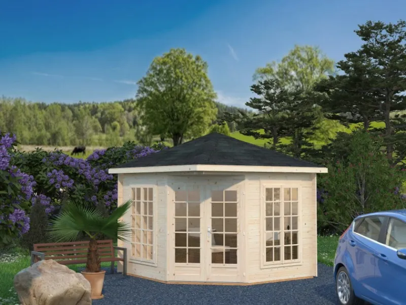 Holz-Pavillon Melanie 217 cm x 280 cm x 280 cm*Palmako New