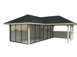 Palmako Gartenlauben|Pavillon Bianca Set223 Slide 588 cm x 588 cm FSC®