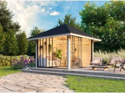 Palmako Gartenlauben|Pavillon Bianca Set201 Slide belassen 300 cm x 300 cm FSC®