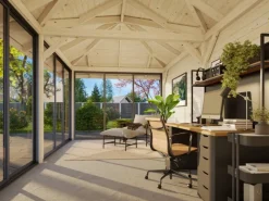 Palmako Gartenlauben|Pavillon Bianca Set202 Slide belassen 588 cm x 300 cm FSC®