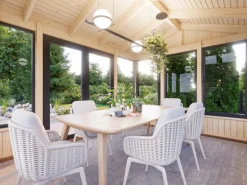 Pavillon Isabella 401 x 303 cm Tauchgrundiert FSC®*Palmako Clearance