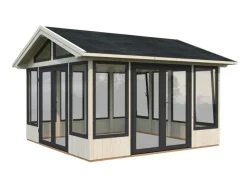 Palmako Gartenlauben|Pavillon Isabella 401 x 401 cm Tauchgrundiert FSC®