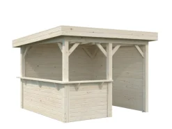 Palmako Outdoor Whirlpools|Pavillon Lenna Set 303 belassen 300 cm x 300 cm FSC®