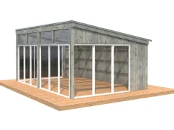 Pavillon Nova 21,5 m² Tauchgrundiert 602 cm x 396 cm*Palmako Online