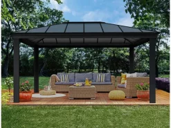 Gartenlauben|Palram - Canopia  Dallas 4.3 x 4.9 GartenPavillon Anthrazit