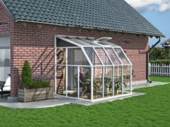 Gewächshaus Weiß 5,3 m² inkl. Fundamentrahmen*Palram - Canopia Hot