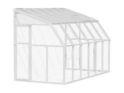 Gewächshaus Weiß 7,7 m² inkl. Fundamentrahmen*Palram - Canopia Clearance