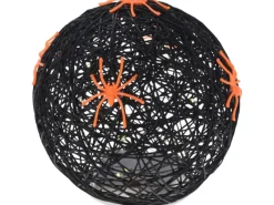 Weitere Anlässe|Papier-Deko Kugel 15 cm x 15 cm x 15 cm 3 Farben mit LED-Lichtern