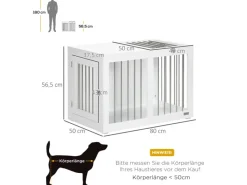 Hundekäfig mit Türen*PawHut