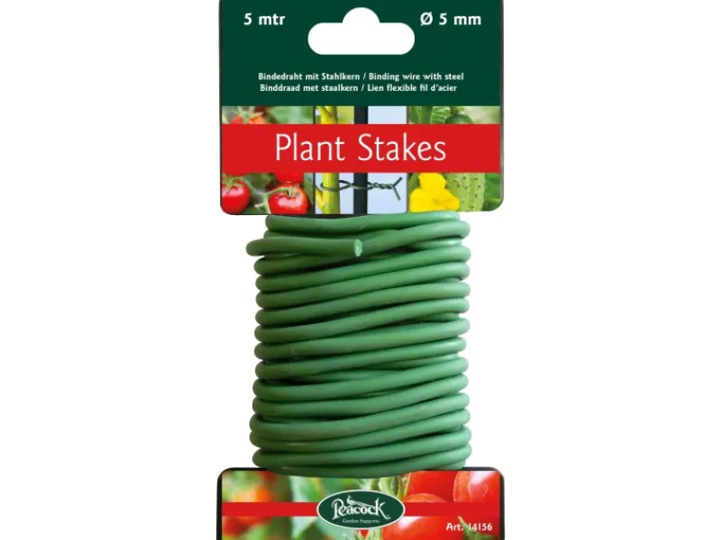 Bindedraht mit Stahlkern Ø 5 mm Länge 5 meter*Peacock Discount