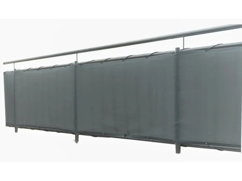 Peddy Shield Balkonsichtschutz|Balkonverkleidung mit Kabelbinder 90 cm x 500 cm