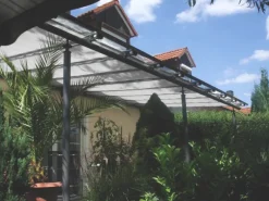 Peddy Shield Sonnensegel|Bausatz Pergola inkl. Sonnensegel 270 cm x 140 cm