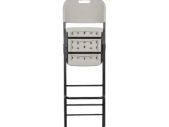 Barhocker mit Rückenlehne Kunststoff klappbar*Perel Clearance