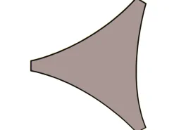 Perel Sonnensegel|Dreieck-Sonnensegel 500 cm x 500 cm