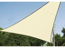 Perel Sonnensegel|Dreieck-Sonnensegel wasserdurchlässig 500 cm x 500 cm