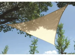 Perel Sonnensegel|Dreieck-Sonnensegel wasserdurchlässig 500 cm x 500 cm