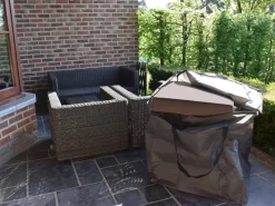Perel Schutzhüllen|Lounge-Gartenmöbel|Garten-Schutzhülle für Lounge-Kissen 90 cm x 75 cm x 75 cm
