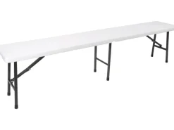 Perel Bierzeltgarnituren|Klappbank Weiß