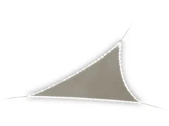 Sonnensegel mit LED-Beleuchtung Dreieckig 3,6 m x 3,6 m x 3,6 m*Perel Clearance