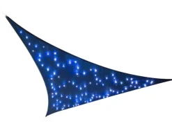 Sonnensegel mit LED-Beleuchtung Dreieckig 3,6 m x 3,6 m x 3,6 m*Perel Online