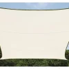 Sonnensegel rechteckig 2 x 3 m Cremefarben*Perel Outlet
