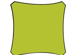 Viereck-Sonnensegel 500 cm x 500 cm Limegrün*Perel