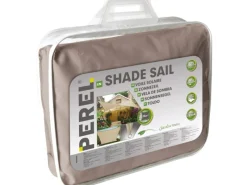 Perel Sonnensegel|Viereck-Sonnensegel 500 cm x 500 cm