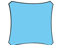 Perel Sonnensegel|Viereck-Sonnensegel 360 cm x 360 cm