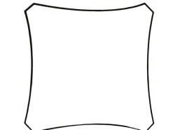 Viereck-Sonnensegel wasserdurchlässig 360 cm x 360 cm*Perel Best
