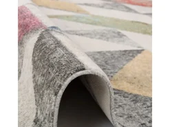 Balkonmöbel|Pergamon In- und Outdoor Designer Teppich Lagos Bunt Modern 140x200cm