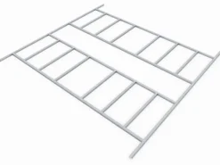 Bodenfundament Dresden II 1210 Alu 291 cm x 355 cm x 2,6 cm*Pergart Hot