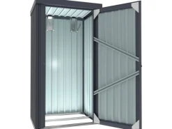 Pergart Gartenschränke|Gerätehaus Marburg 98 cm x 81 cm x 180 cm Anthrazit-Matt