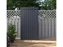 Pergart Gartenschränke|Gerätehaus Marburg 98 cm x 81 cm x 180 cm Anthrazit-Matt